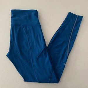 LULULEMON JET STREAM MOROCCAN BLUE LEGGINGS
